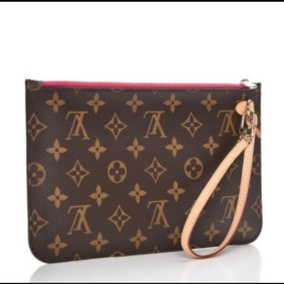 New authentic neverfull GM pink wallet - Picture 1 of 10